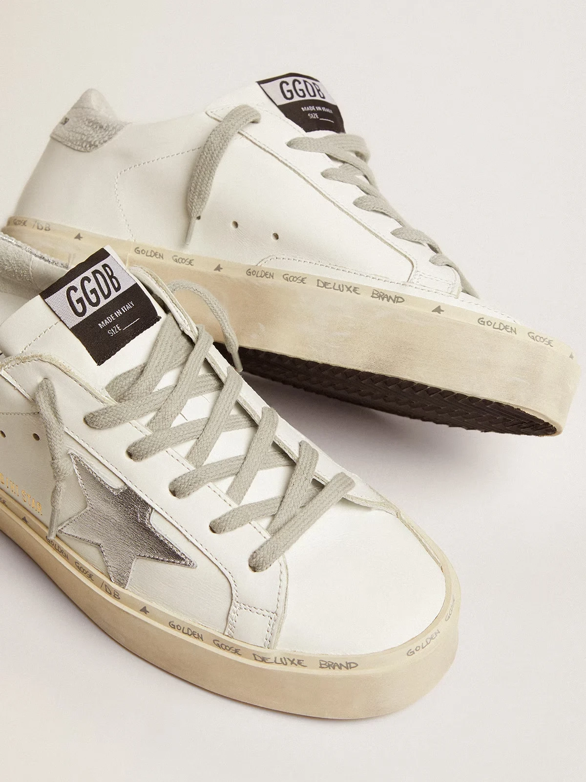 Womens Hi Star with star and metallic silver heel